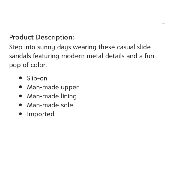 Ositos Bright Neon Orange Buckle Slide Sandals NIB Size 8 - Picture 11 of 13